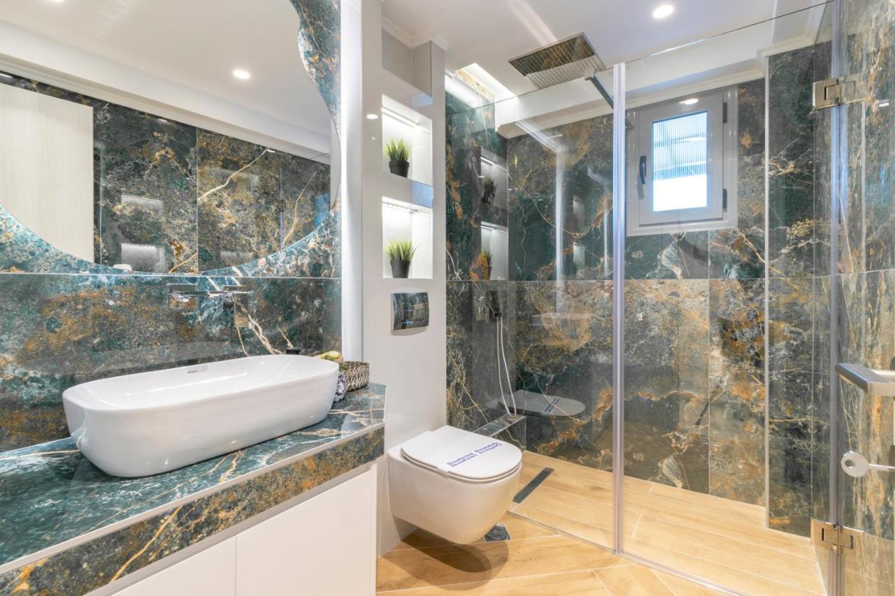Sithoniars Luxury Ground Floor Apartment With Private Garden 네오스마르마라스 외부 사진