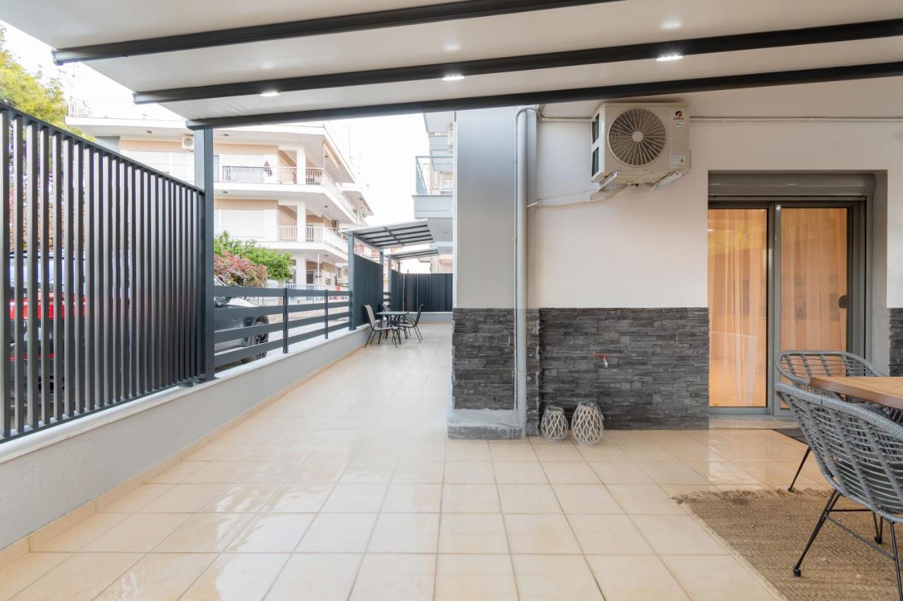 Sithoniars Luxury Ground Floor Apartment With Private Garden 네오스마르마라스 외부 사진